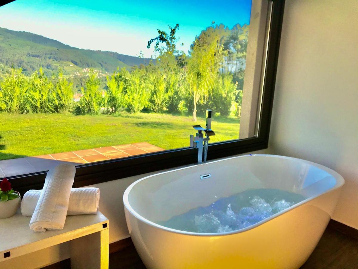 Casa Nueva De Vigo Rural Mos Con Jacuzzi Y Chimenea Para Escapada Romantica ภายนอก รูปภาพ